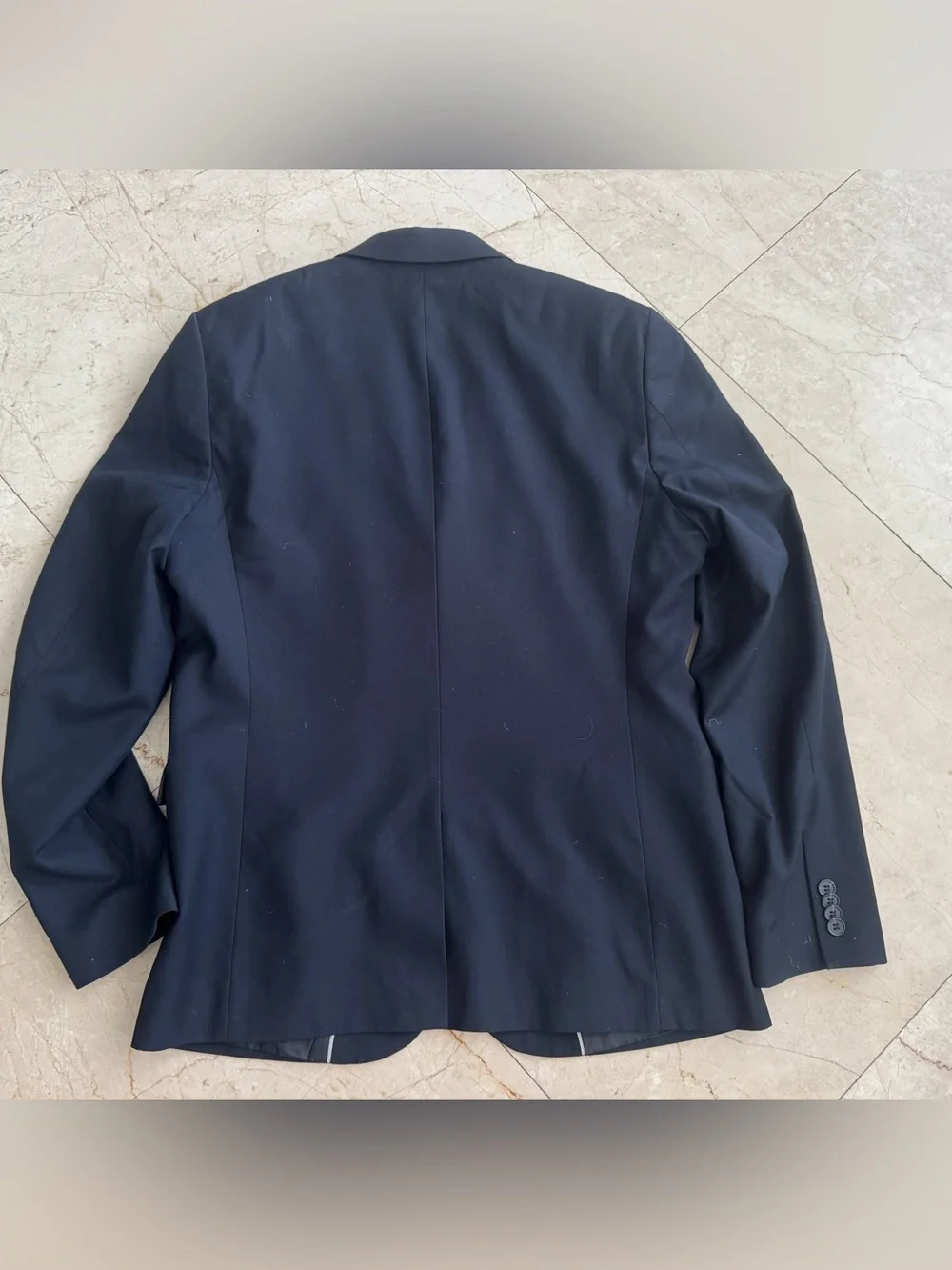 H&M Men's Dark Navy Two-Piece Suit jacket 42R pants 36